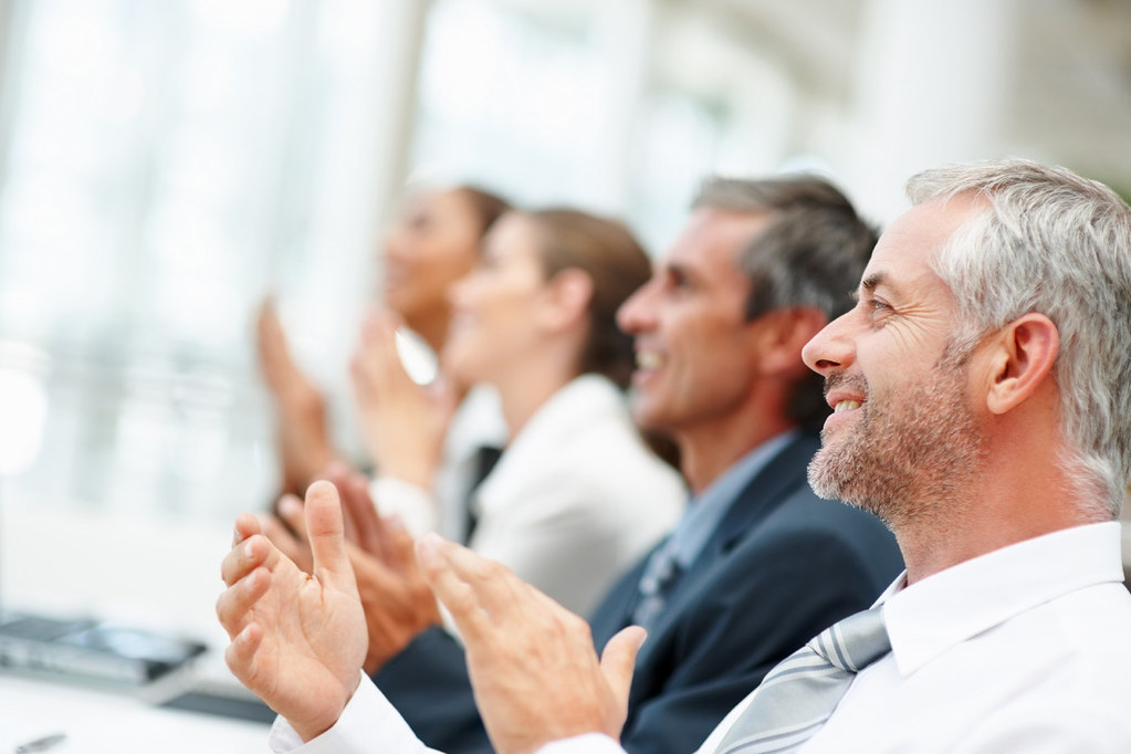 Corporate business meeting professionals